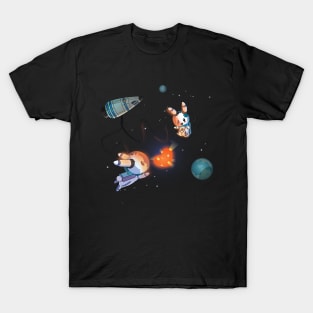 Bunnies Space Love T-Shirt